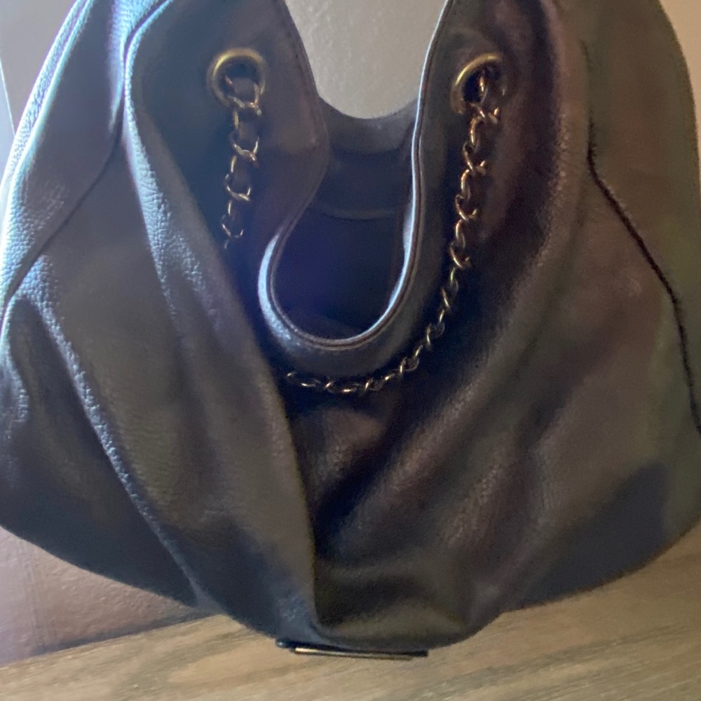 Steve Madden Metallic Leather Shoulder Bag